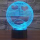 Luminária Led 3d E Acrílico Night Light Usb Pilha