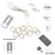 Cortina Led 3 X 2 Altura Usb Com Controle Remoto Branco Frio