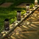 Luminária led solar para decoração de jardim