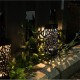 Luminária led solar para decoração de jardim