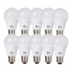 KIT 10 LAMPADAS LED BULBO 9W 3,0K BIV E27