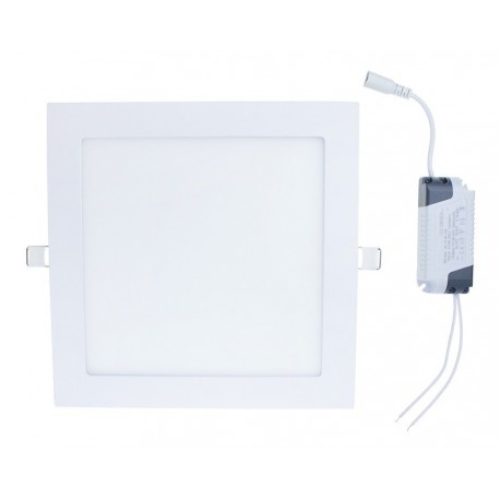 Painel Plafon Embutir Quadrado 18w Led Bivolt Branco