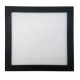 Painel Plafon Embutir Quadrado 18w Led Bivolt Preto